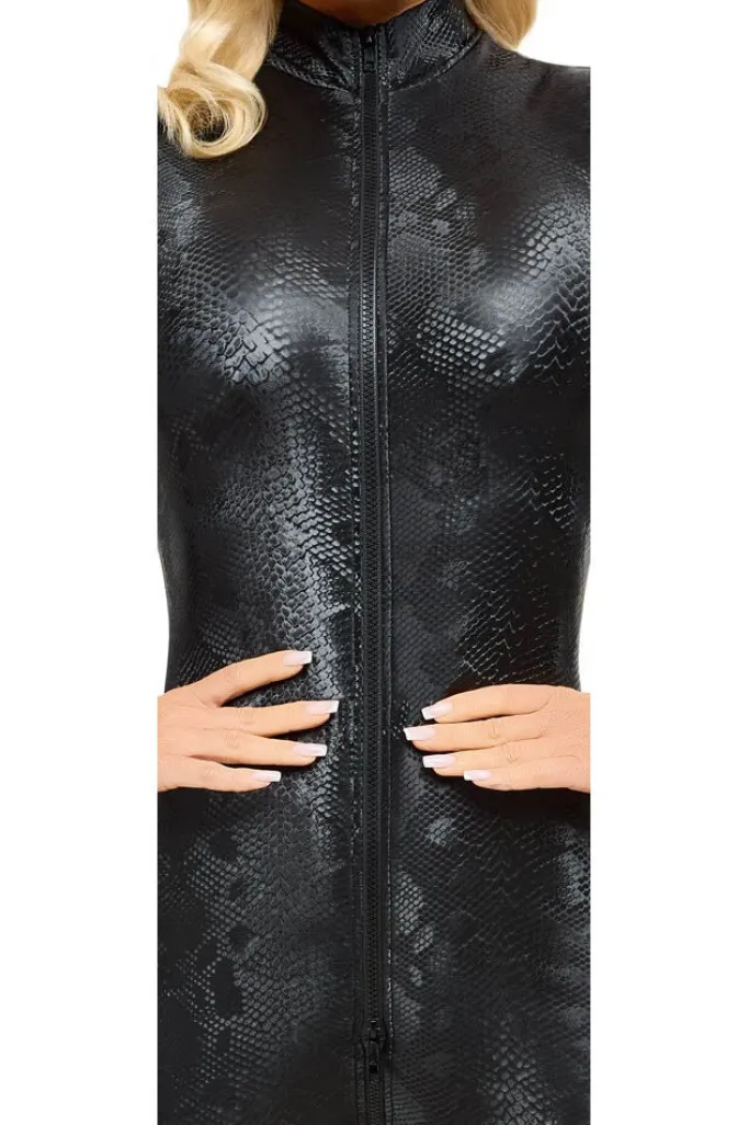 Cottelli Collection Cottelli Party Snakeskin Look Jumpsuit