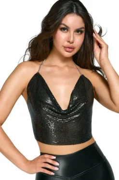 Cottelli Collection Cottelli Shimmering Metal Top