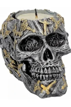 Nemesis Now Cranial Blade Skull Tea Light Holder 10cm