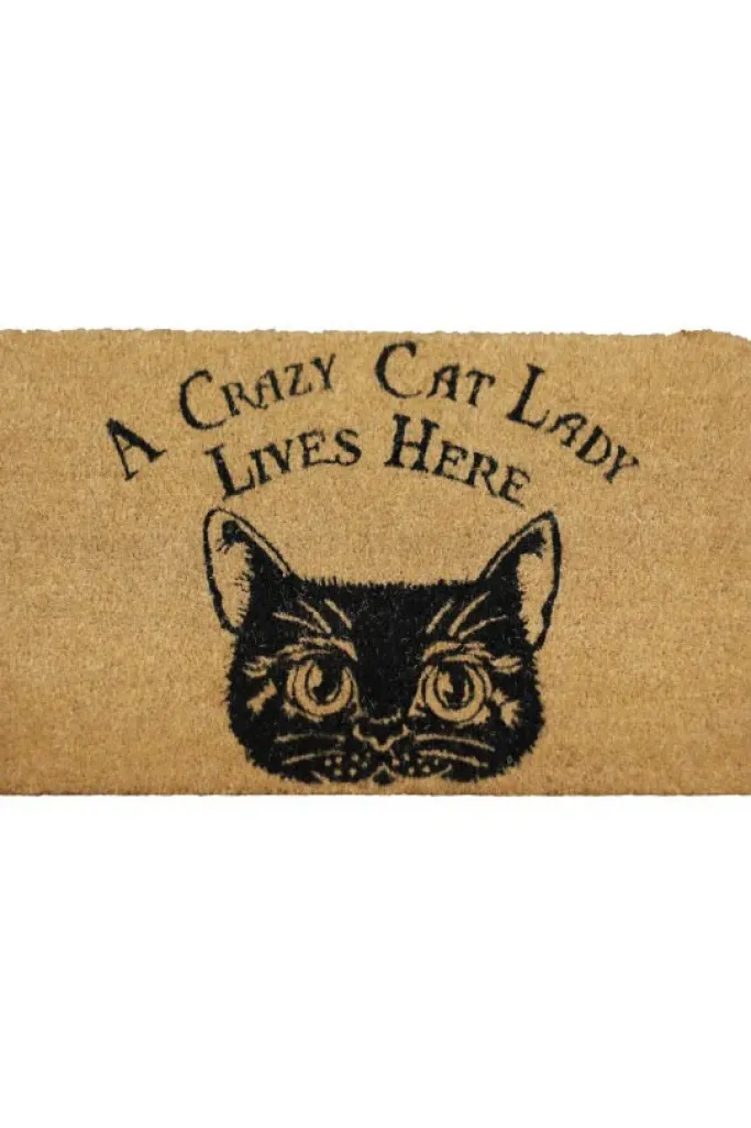 Nemesis Now Crazy Cat Lady Doormat