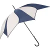 Soake Cream and Navy Swirl Walking Stick Umbrella