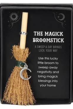 Something Different Crescent Moon Mini Magick Broomstick