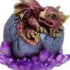 Nemesis Now Crimson Hatchling Glow Dragon Red