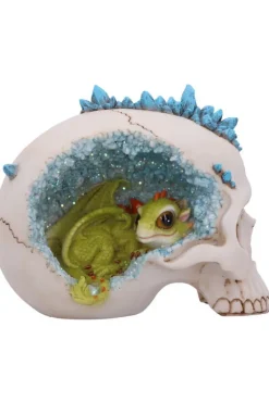 Nemesis Now Crystal Cave Blue Skull Dragon