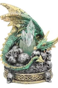 Nemesis Now Crystal Crypt Green Dragon