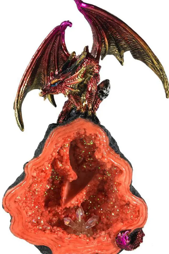 Nemesis Now Crystal Glow Backflow Dragon Incense Burner
