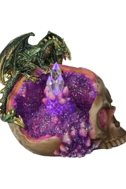 Nemesis Now Crystalline Cranium Dragon Skull