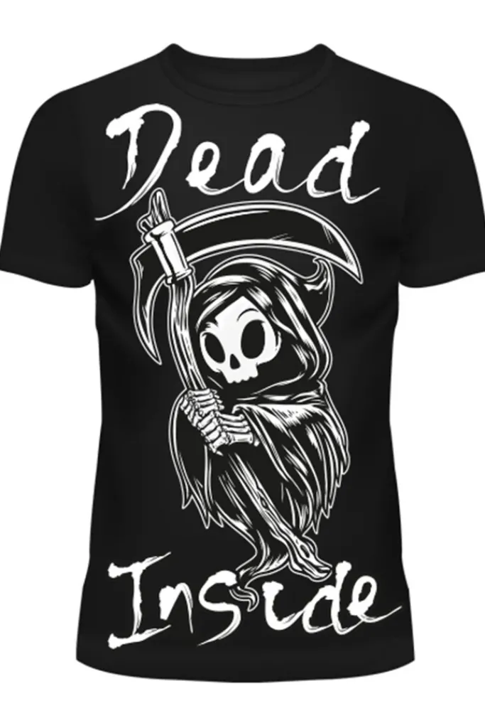 Innocent Clothing Cupcake Cult Dead Inside Reaper TShirt