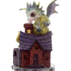 Puckator Cute Green Baby Dragon on Cottage A