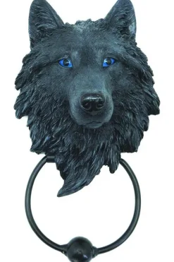 Nemesis Now Dark Guardian Wolf Door Knocker