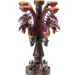 Puckator Dark Legends Multi Headed Purple Candle Stick Holder