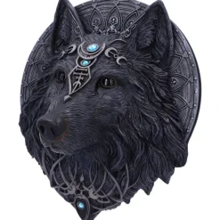Nemesis Now Dark Wolf Moon Plaque