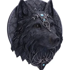 Nemesis Now Dark Wolf Moon Plaque