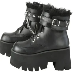 DemoniaCult ASHES 57 Boots Black