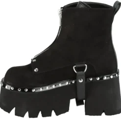 DemoniaCult ASHES-100 Boots Suede