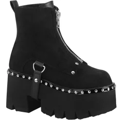 DemoniaCult ASHES-100 Boots Suede