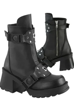 DemoniaCult BRATTY 56 Black Boots