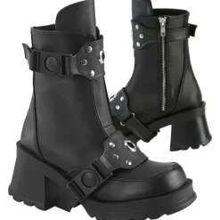 DemoniaCult BRATTY 56 Black Boots