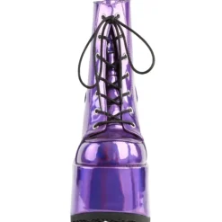 DemoniaCult CAMEL 203 Boots Purple