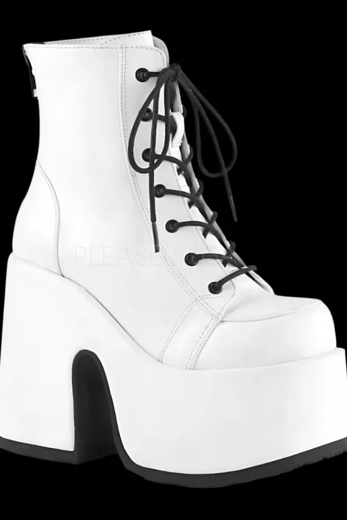 DemoniaCult CAMEL 203 Boots White