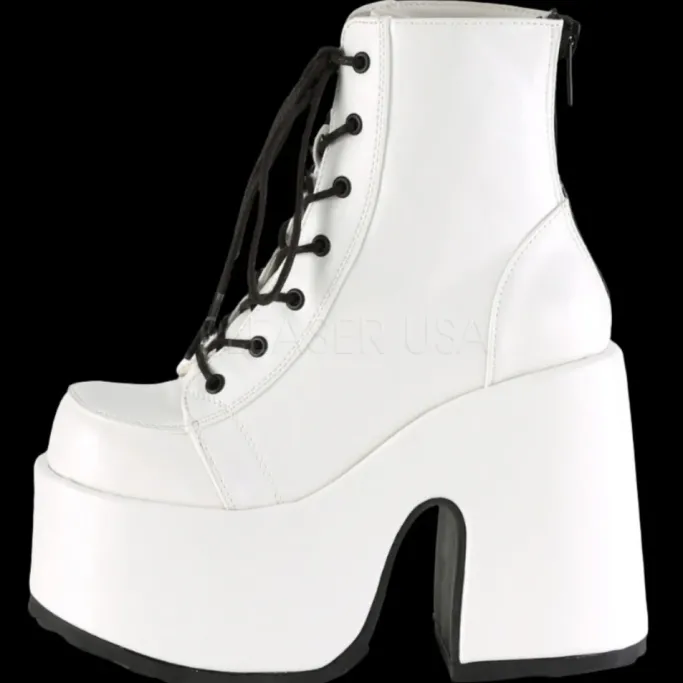 DemoniaCult CAMEL 203 Boots White