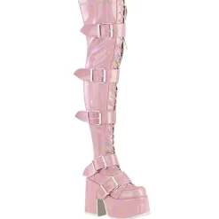 DemoniaCult CAMEL 305 Pink Boots