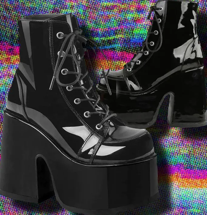 DemoniaCult CAMEL-203 Boots Patent