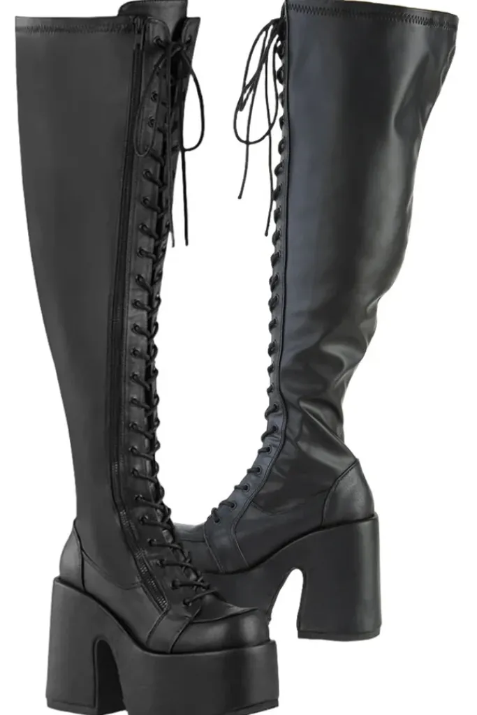 DemoniaCult CAMEL 300WC Boots WIDE CALF