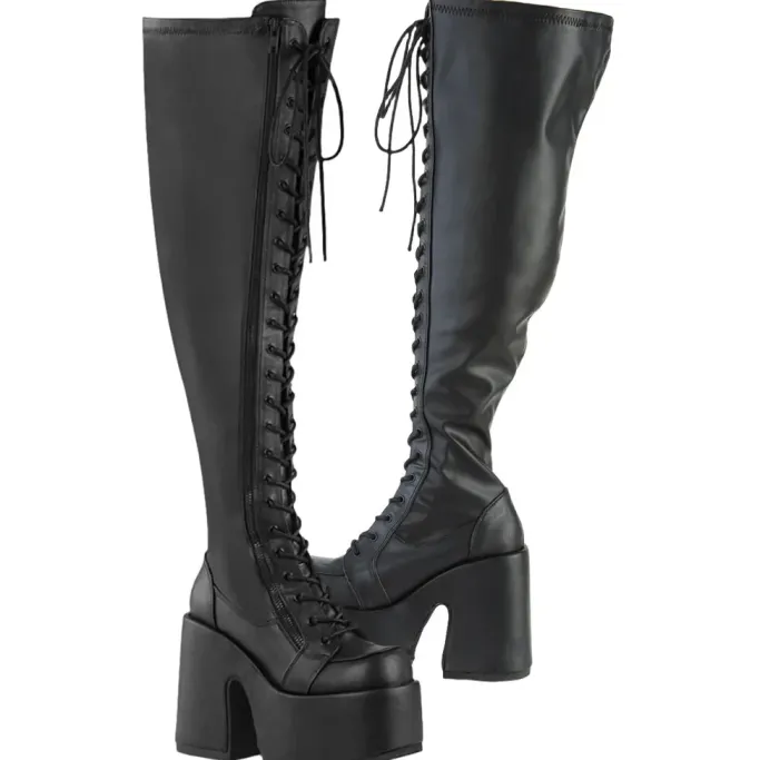 DemoniaCult CAMEL 300WC Boots WIDE CALF