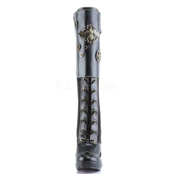 DemoniaCult Crypto 302 Boots Black (UK9)