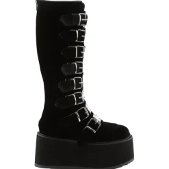 DemoniaCult DAMNED 318 Boots Velvet