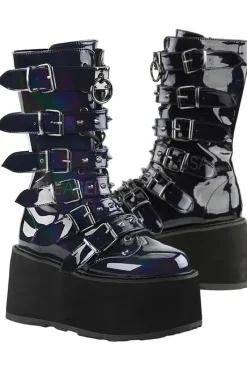 DemoniaCult DAMNED 225 Boots Hologram