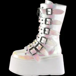 DemoniaCult DAMNED 225 Boots Pearl