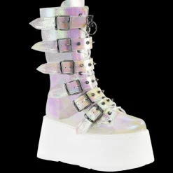 DemoniaCult DAMNED 225 Boots Pearl