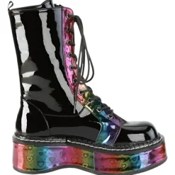 DemoniaCult EMILY 350 Boots Rainbow