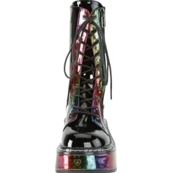 DemoniaCult EMILY 350 Boots Rainbow