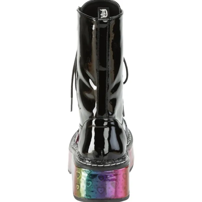DemoniaCult EMILY 350 Boots Rainbow