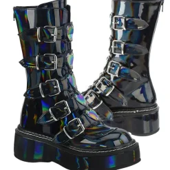 DemoniaCult EMILY-330 Hologram Boots
