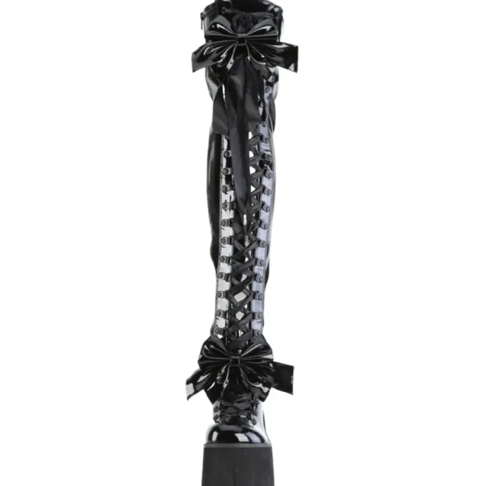 DemoniaCult KERA 303 Patent Boots