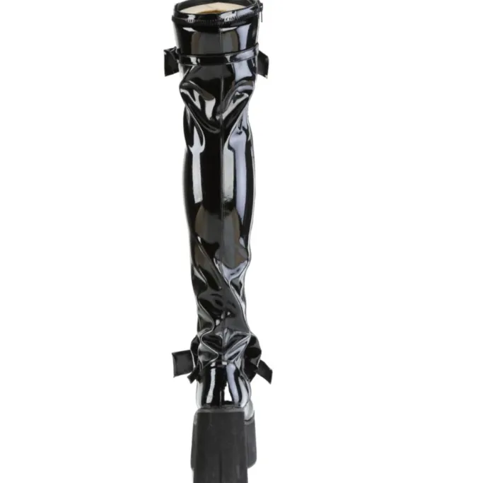 DemoniaCult KERA 303 Patent Boots