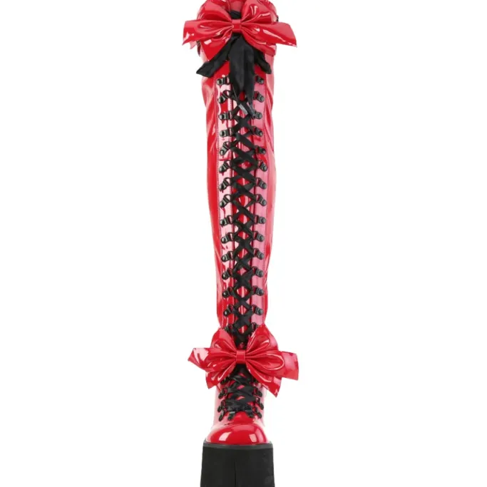 DemoniaCult KERA 303 Red Boots