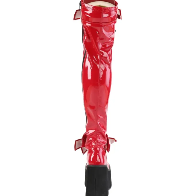 DemoniaCult KERA 303 Red Boots