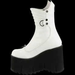 DemoniaCult KERA 130 White Boots