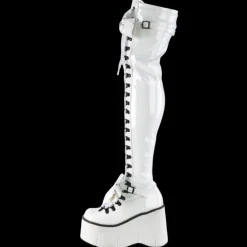 DemoniaCult KERA 303 White Boots