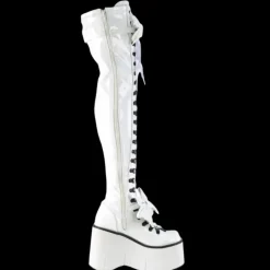 DemoniaCult KERA 303 White Boots