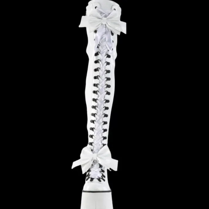 DemoniaCult KERA 303 White Boots