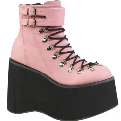 DemoniaCult KERA-21 Boots Pink