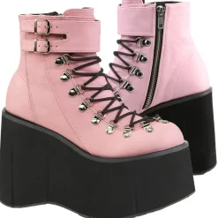 DemoniaCult KERA-21 Boots Pink