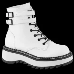 DemoniaCult LILITH 152 Boots White