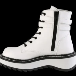 DemoniaCult LILITH 152 Boots White